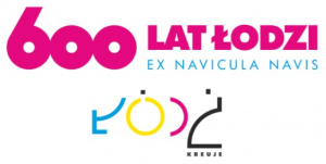 logo promujące 600-lecie Łodzi