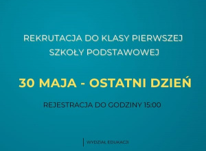 Ostatnie godziny rekrutacji do szkół podstawowych