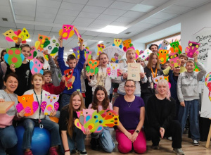 Spotkanie uczniów klasy 5c z Seniorami