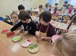 „Śniadanie daje moc!” w klasie 1c