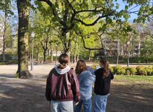 Zajęcia terenowe w parku