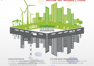 plakat informacyjny konkursu eko przestrzeń