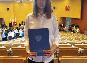 Nasz uczennica laureatem konkursu wojewódzkiego z języka polskiego Nasz uczennica laureatem konkursu wojewódzkiego z języka polskiego
